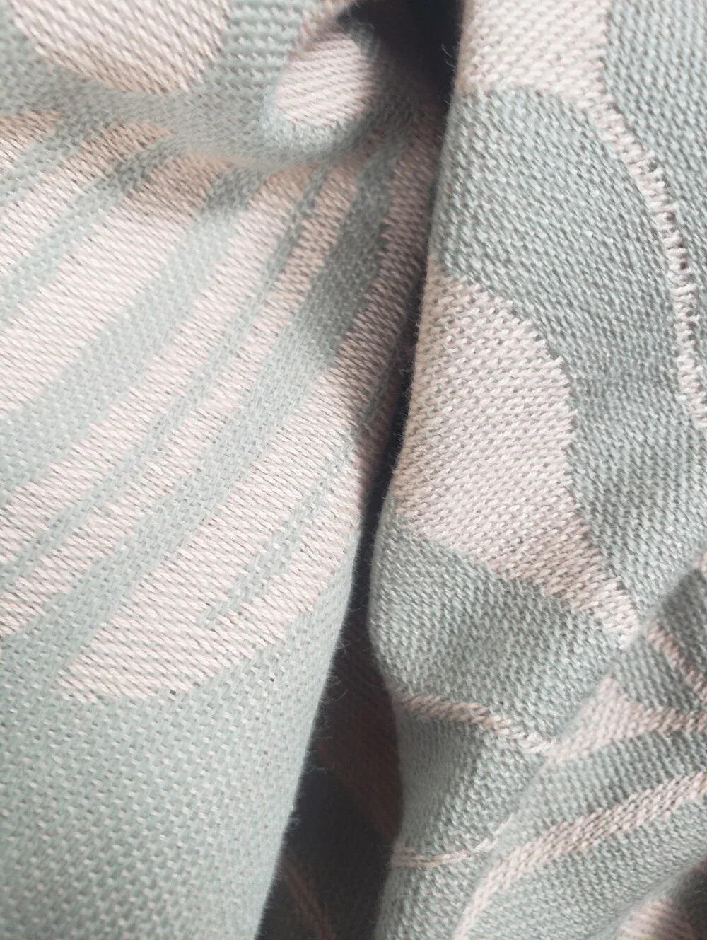SLOWTIDE Tan & Sage Print w/ Fringe -Table Cloth Yoga Mat Turkish Beach Towel